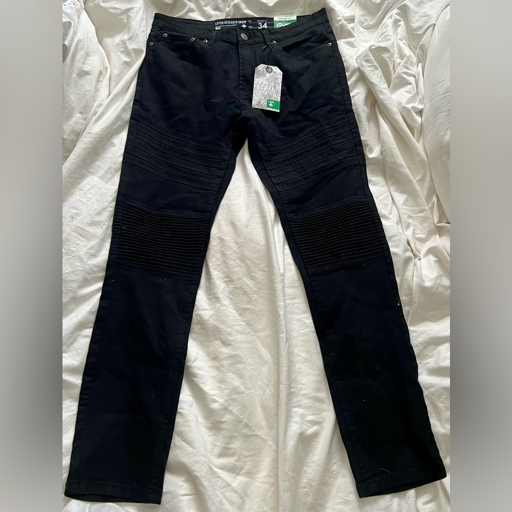 Men’s Lifted Research Group (LRG) Skinny Fit Jeans Black